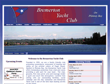 Tablet Screenshot of bremertonyachtclub.org